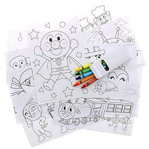 4歳以上は細かな絵柄の塗り絵をチョイス