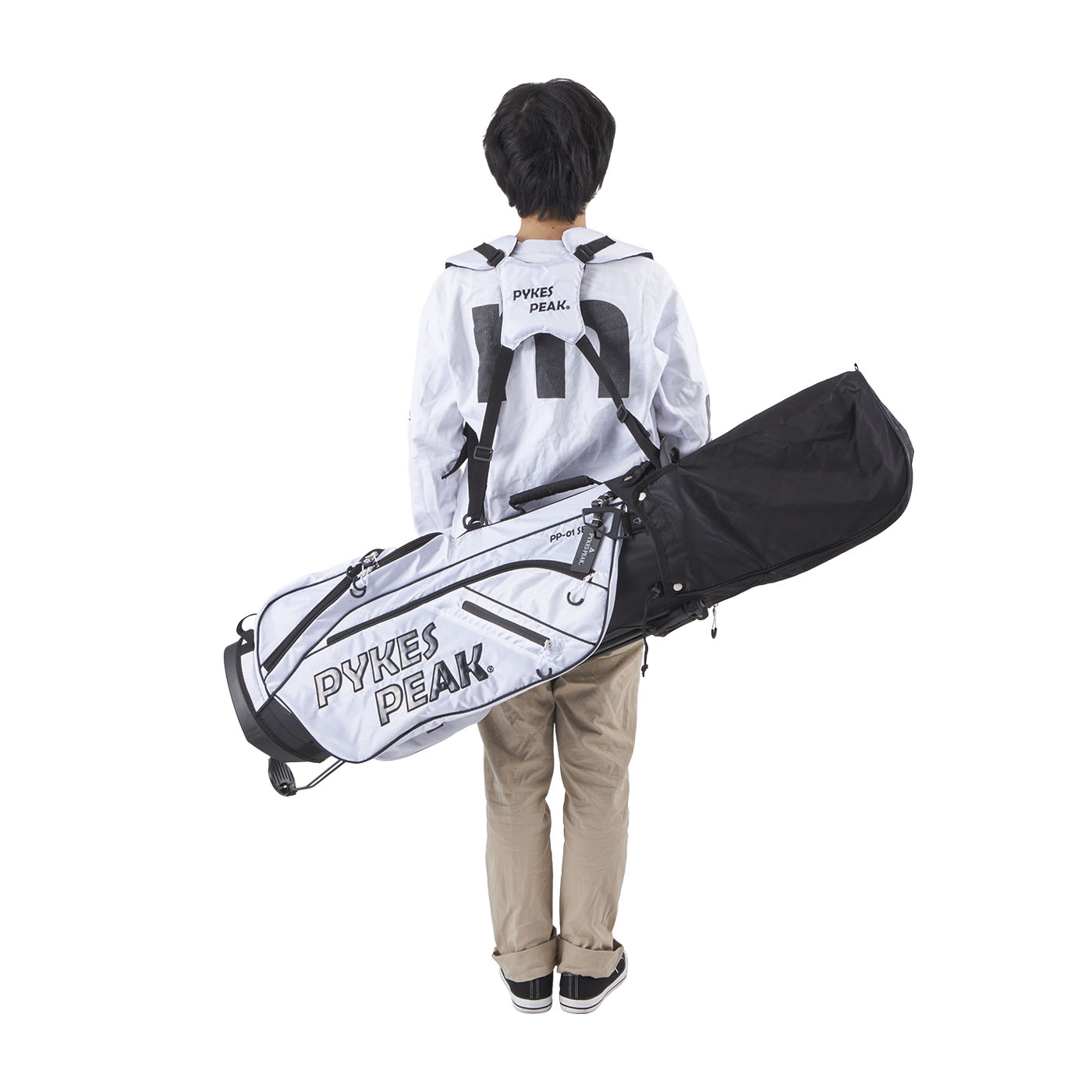 PYKES PEAK キャディバッグ　極美品‼️ PYKES PEAK ゴルフキャディバッグ スタンド式 10カラーをレビュー