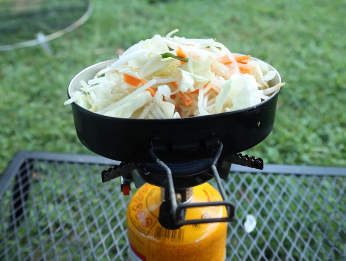 ②野菜をぶちこみます