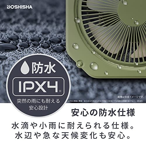 アウトドア用途では防水性のあるものがベター