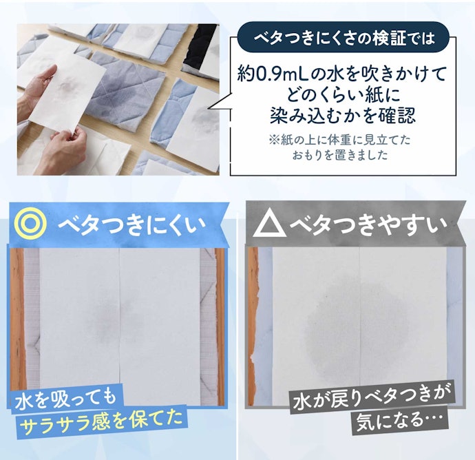 ベタつきにくいものなら、汗をかいても快適に眠れる