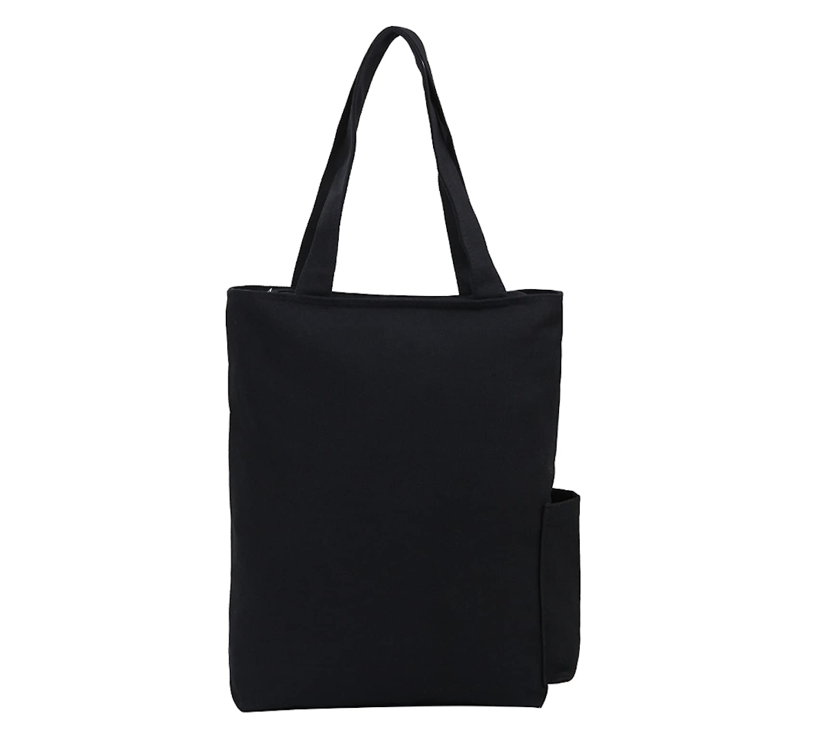 黒いジッパーポケット付きバッグ ファスナー付きトートバッグのおすすめ人気ランキング【2025年11月