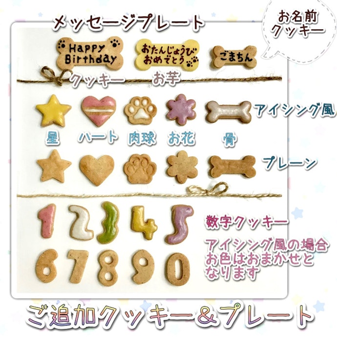 誕生日・記念日にはメッセージプレートをつけよう