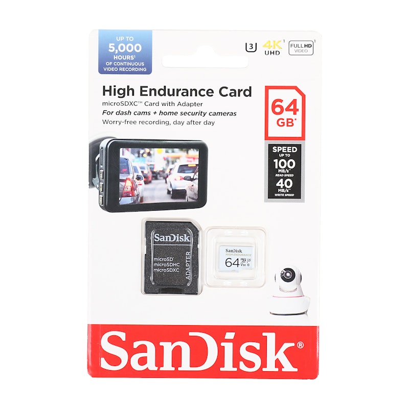 サンディスク HIGH ENDURANCE microSDXCカード SDSQQNR-064G-GH3IAの