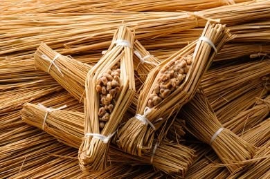 昔ながらの風味を楽しみたい人は、藁納豆にチャレンジ