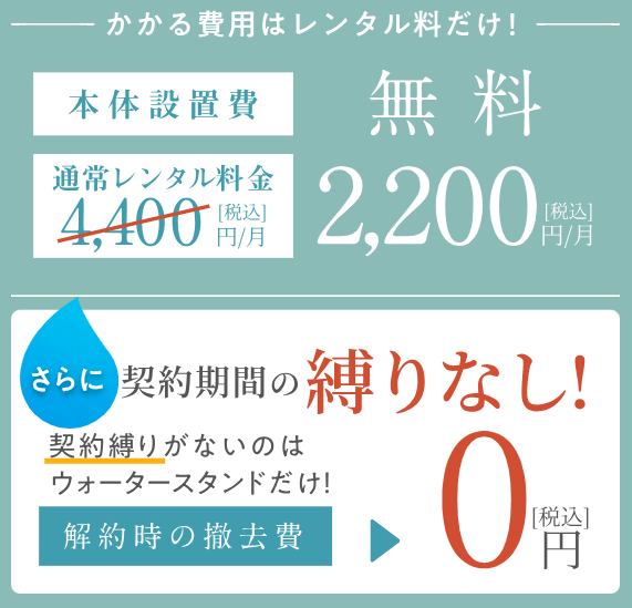 最低契約期間が設けられていないプランがある。いつ解約してもOK