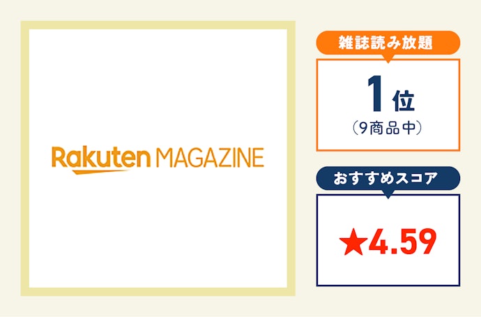 楽天「楽天マガジン」(月額572円/年額5,500円)