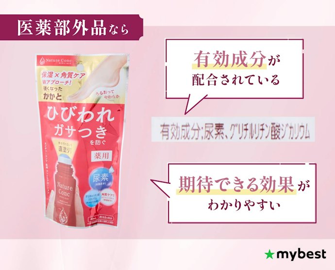乾燥によるひび割れ・あかぎれを防ぎたいなら、医薬部外品がおすすめ