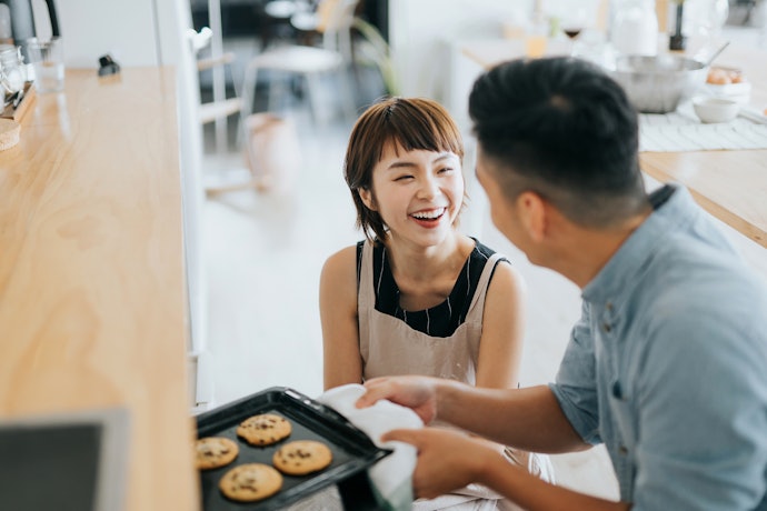 オーブンレンジは最高温度が230℃以上がおすすめ。予熱・焼き上がり時間を短縮できる