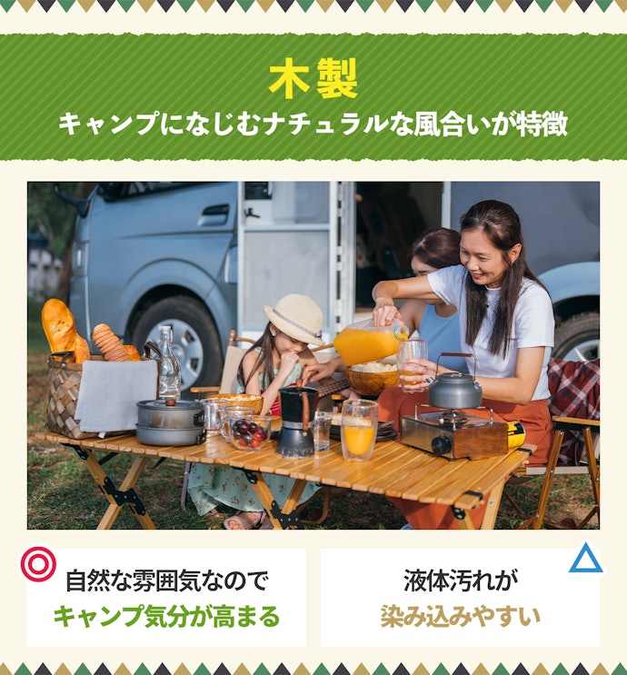おしゃれさを求めるなら木製がぴったり