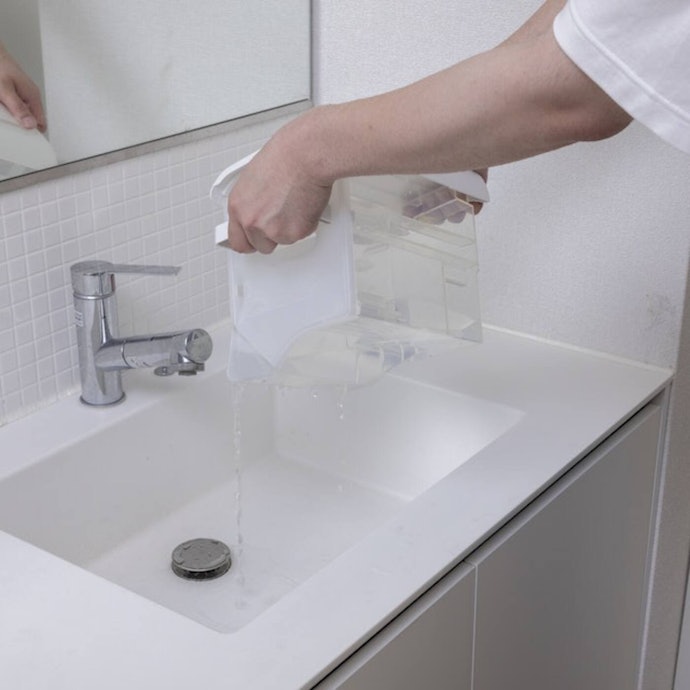お手入れ箇所は1つのみ。排水も簡単に行えた