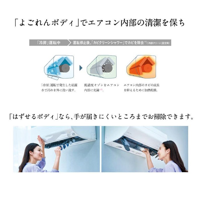 内部の汚れを予防するなら「よごれんボディ」をチェックしよう