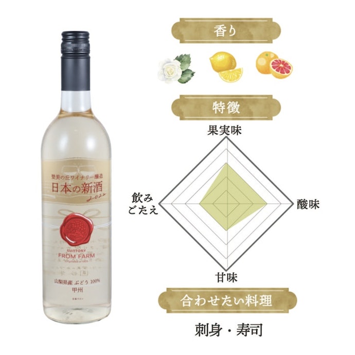 クリアで軽快な1本!和食に合うワインを探している人に