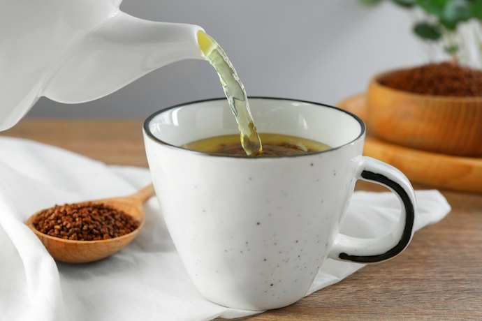 そばの実:お茶の濃さを調節したい人におすすめ。そばの実を食べる楽しみも!