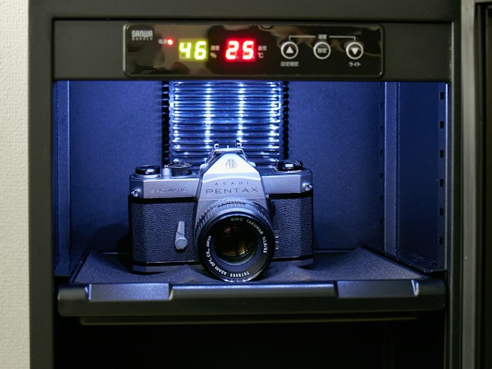 庫内LEDがあれば機材が見つけやすく見栄えもよい