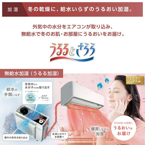 リビングの換気や加湿を楽にしたいならうるさらXシリーズ