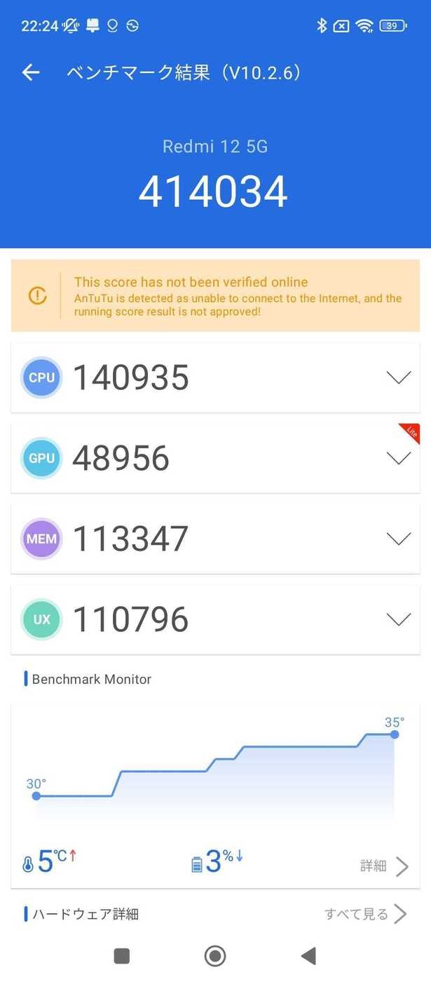 SNSやサイト閲覧には十分な処理能力。エントリーモデルとしては優秀
