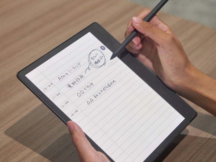ペンでの操作には非対応。メモ書きしたい人には不向き