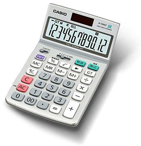 簿記2級以上の受験や経理業務で使う場合は、実務電卓の購入がおすすめ