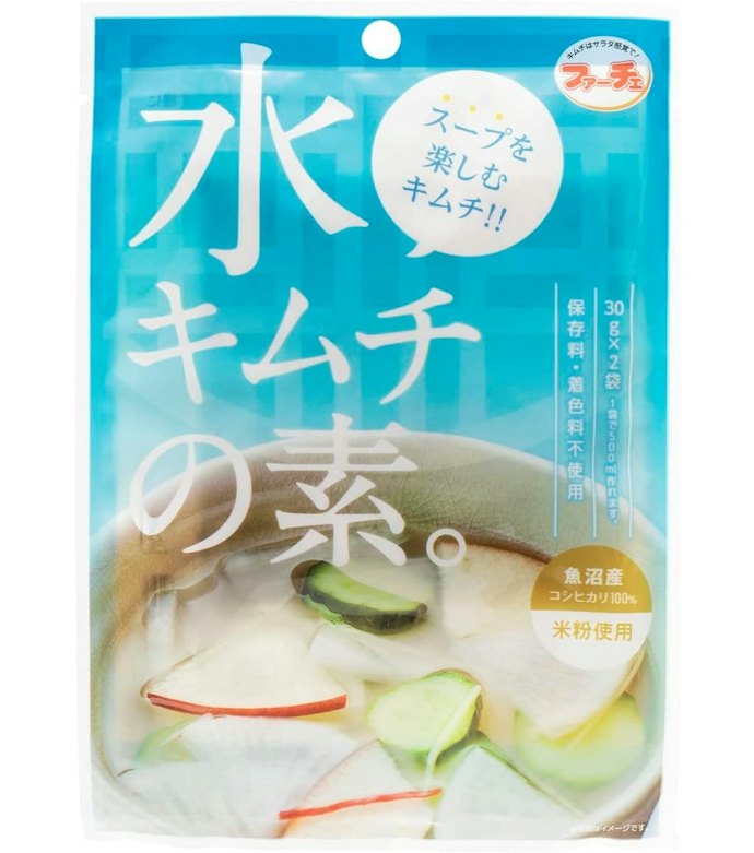 白キムチ・水キムチ:辛いものが苦手な人におすすめ