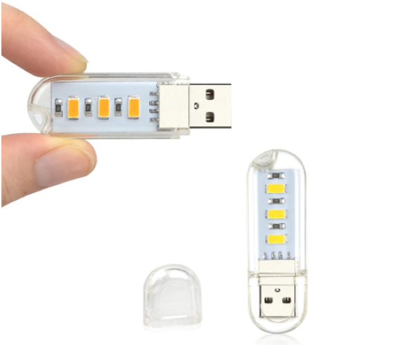 USBライトの端子が接続するUSBポートの種類に合っているかも確認