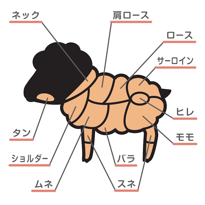 希少部位を味わいたいならラムタン。ただし流通は少なめ