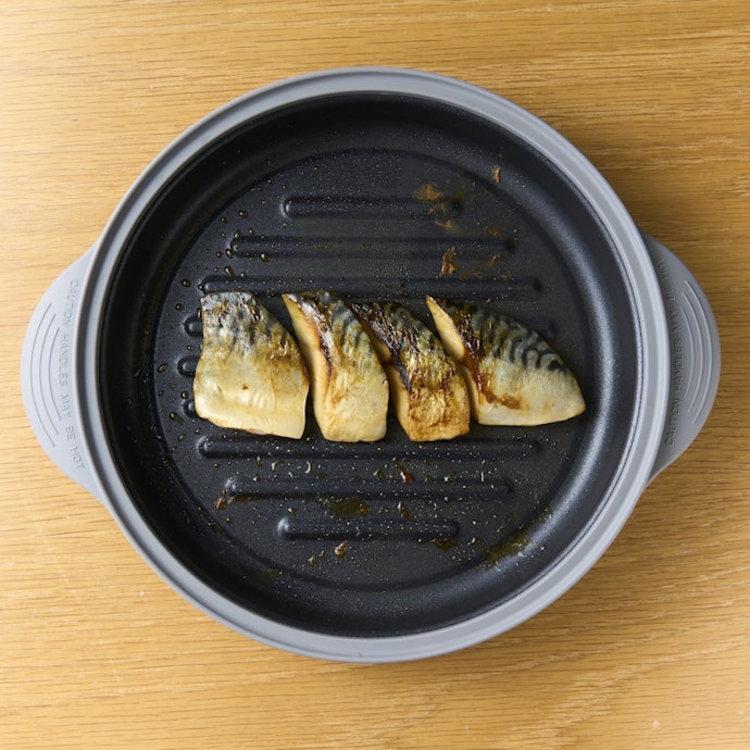 焼いた魚はふっくらジューシー。水分や旨味を逃さず仕上げられる