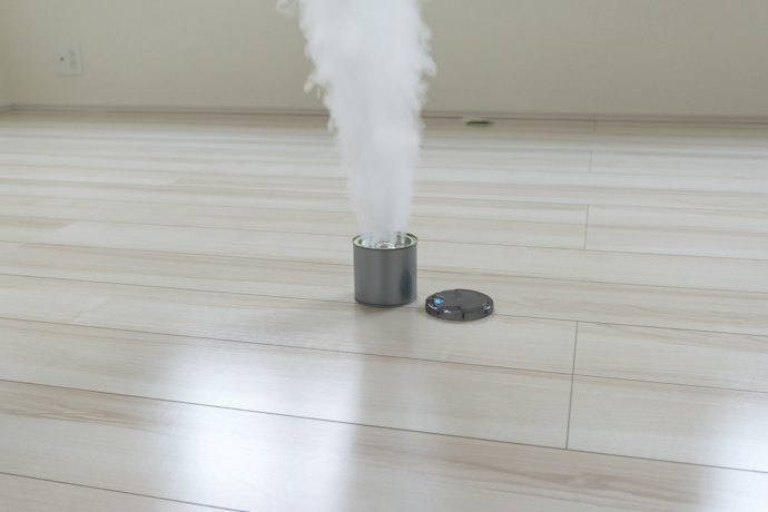 賃貸・集合住宅では火災報知器に反応しない霧タイプが便利