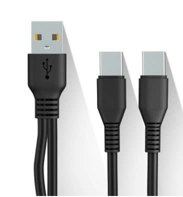 スマホなどの接続用には、USB Type-Aオス - USB Type-A以外のオス端子×2