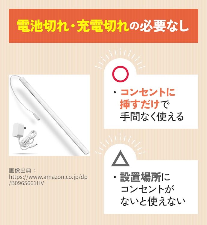 設置したい場所が決まっているならコンセントタイプ