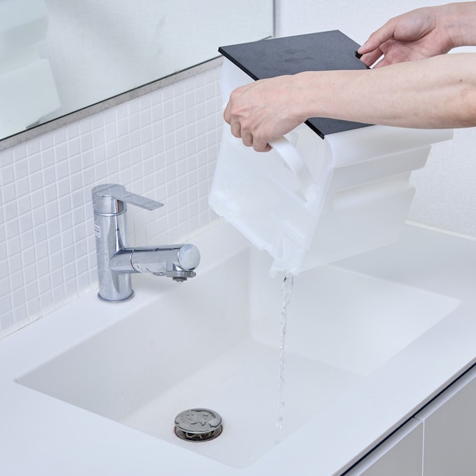 排水作業がしやすい。お手入れが必要なフィルターも1か所のみと少なめ