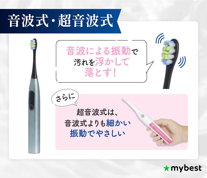 歯茎をいたわりながら磨きたい人は、音波式・超音波式を検討しよう