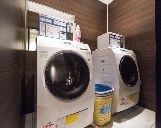 長期滞在するなら、コインランドリーがあると便利
