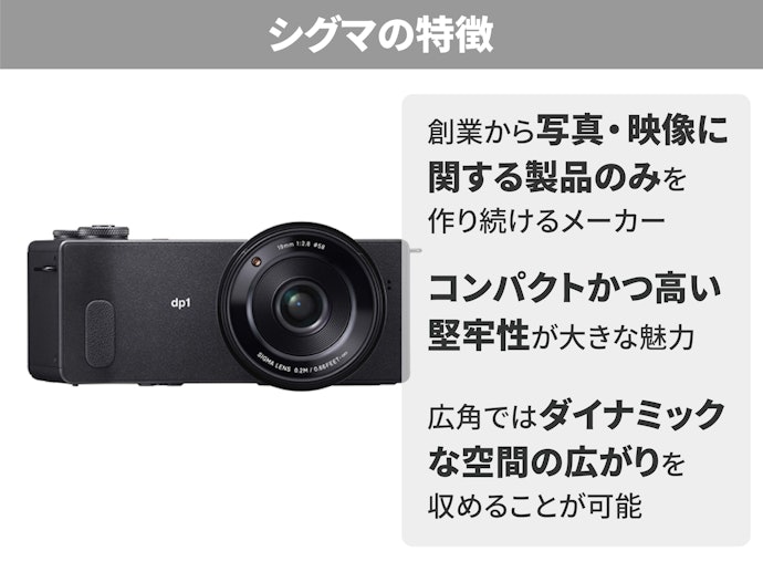 カメラレンズで有名なシグマでは、変わり種の広角カメラもアリ