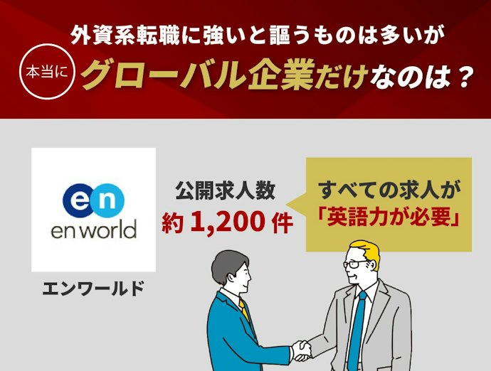 グローバルに活躍したいなら、海外展開している企業だけを扱うものをチェック!