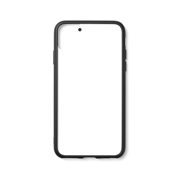 バンパー型:本体デザインを活かせるミニマルなスマホケース。放熱性も高い
