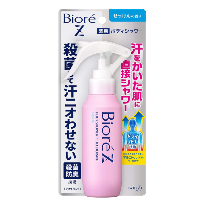 軽い使用感が好みならウォータータイプ。汗ケアしながらさっぱりできる