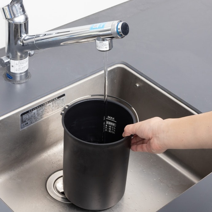 フィルターレスでお手入れはスムーズ。水・蒸気が通るところは丸洗いできる