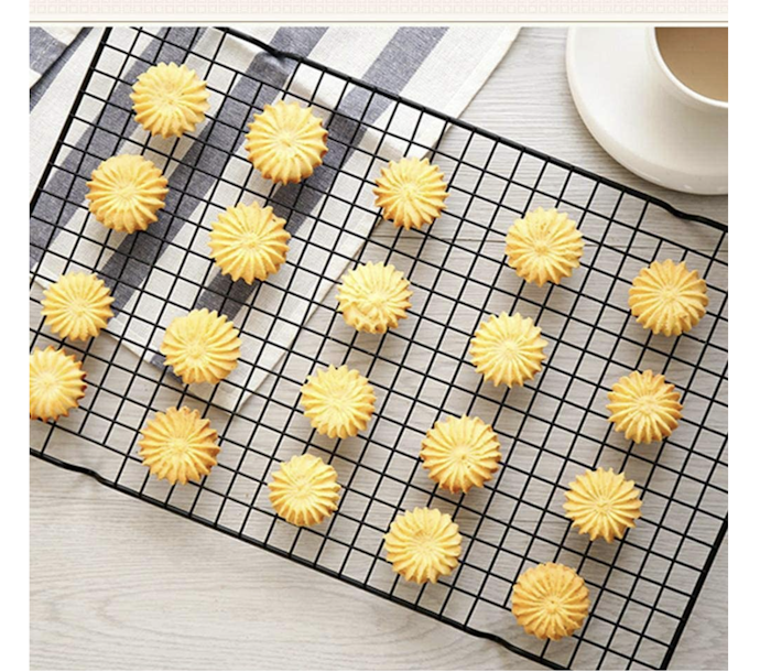 格子状の網なら、クッキーなどにも使える