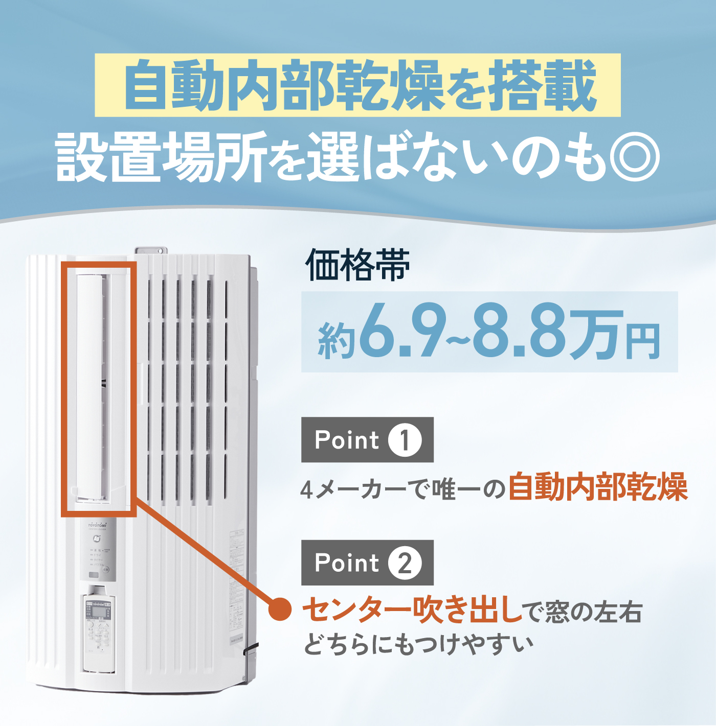 徹底比較】窓用エアコンのおすすめ人気ランキング【2026年2月】 | マイ