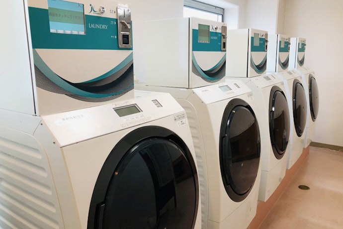 コインランドリー付きなら着用した水着やタオルをすぐに洗えて便利