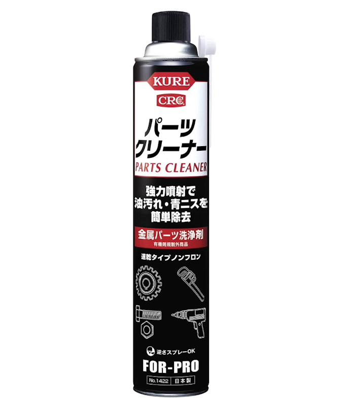 ホイールやブレーキ周りのメンテナンスには金属用。サビ防止効果も付随