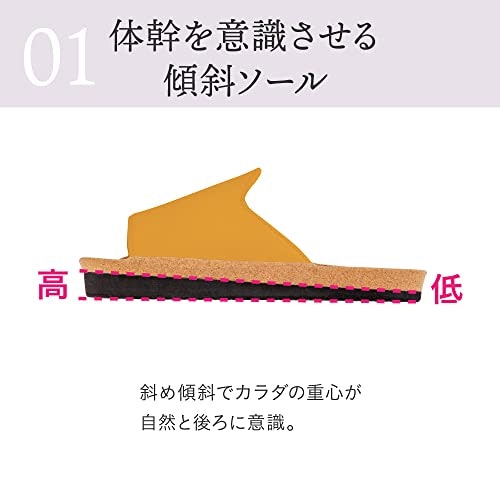 姿勢を意識したいなら、かかと重心タイプも選択肢に