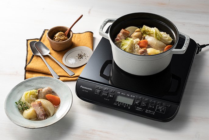Panasonic 卓上IH調理器 KZ-PH34-K 概要 卓上IH調理器 KZ-PH34 | IH調理器／IHクッキングヒーター