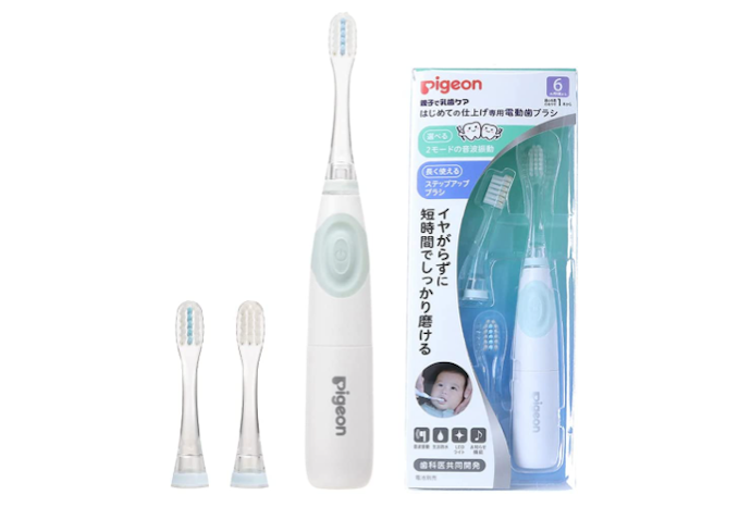 奥歯に届きやすい薄型のブラシヘッドが便利。年齢に合わせたブラシをチェック