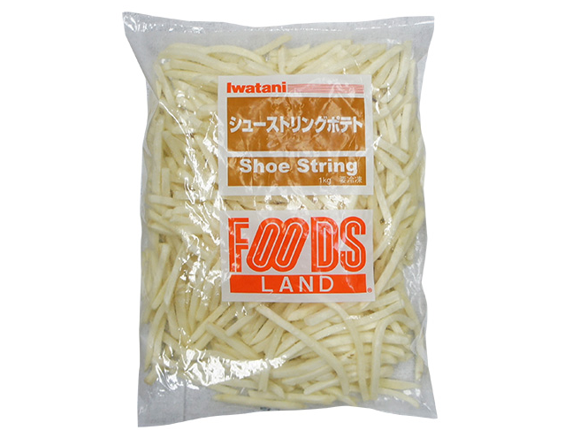 シューストリング・クリスピー:おやつにおすすめ。片手でつまんで食べられる