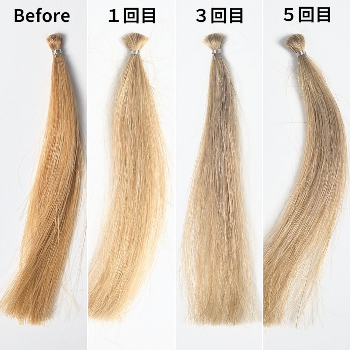 色づきのよさは高評価。きれいな髪色をキープしやすい