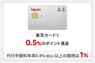クレカ積立でも0.50〜1.00%還元あり。NISAを始めたい人も要チェック