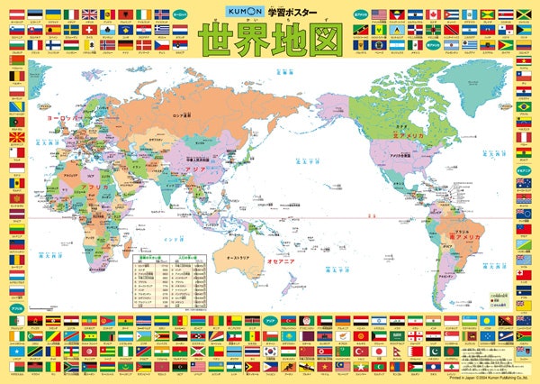 くもん出版:すっきり見やすいものがほしい人に。国旗も学べる