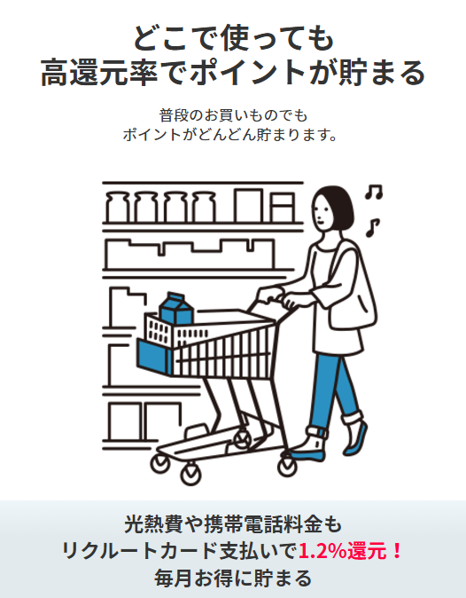 公共料金支払いでも1.20%還元!お得にポイントが貯められる